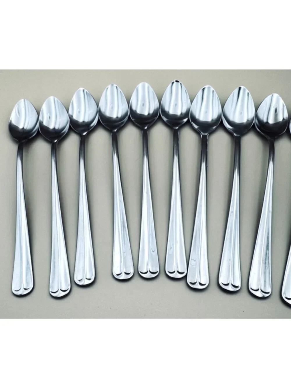 11 Farberware BROOKFIELD Iced Tea Spoons Center Ridge Indonesia 7 1/2